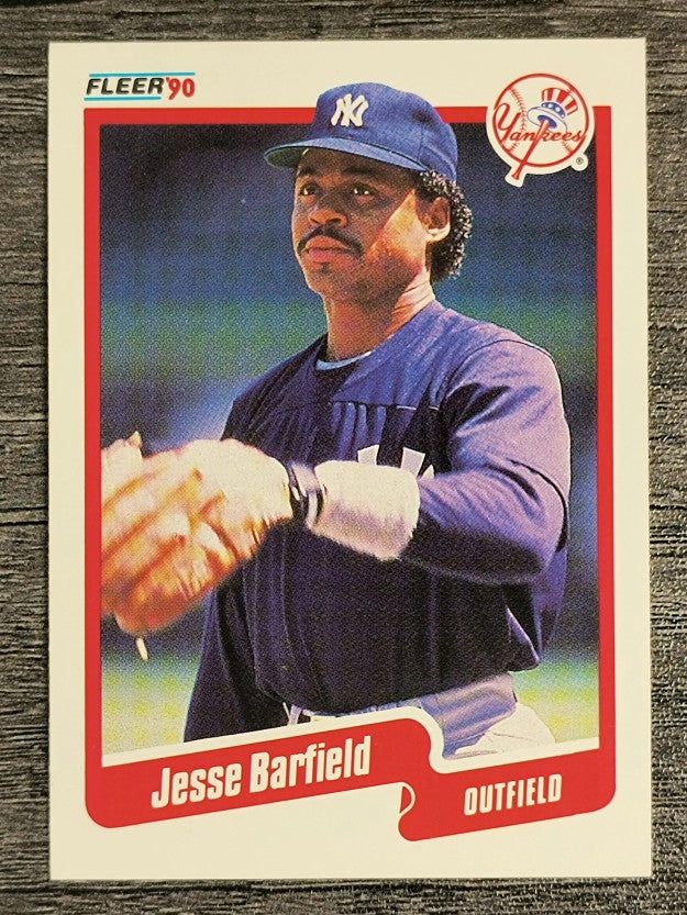 1990 Fleer #437 Jesse Barfield