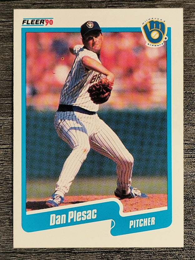 1990 Fleer #334 Dan Plesac