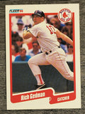 1990 Fleer #276 Rich Gedman