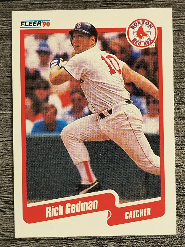 1990 Fleer #276 Rich Gedman