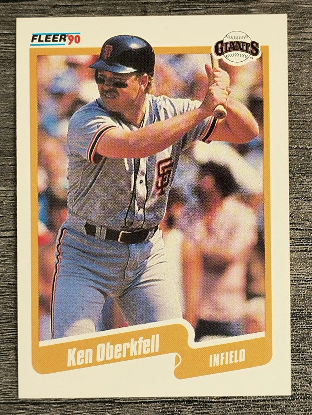 1990 Fleer #67 Ken Oberkfell