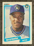 1990 Fleer #325 Darryl Hamilton