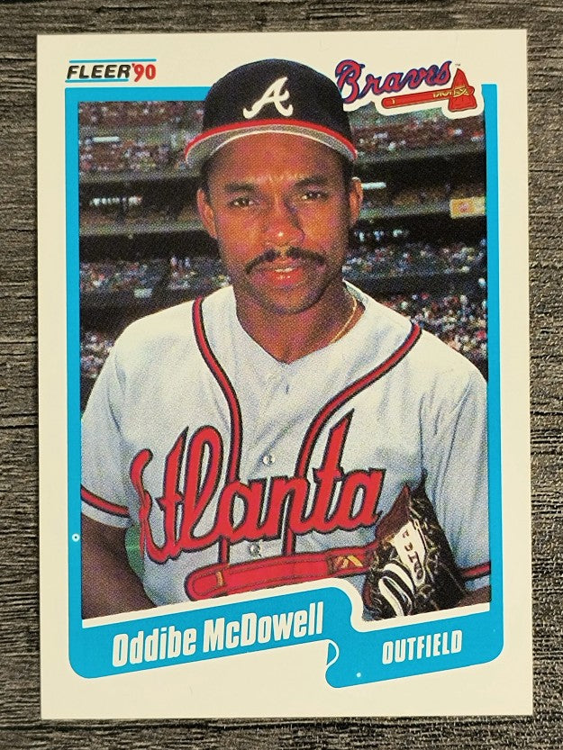1990 Fleer #589 Oddibe McDowell