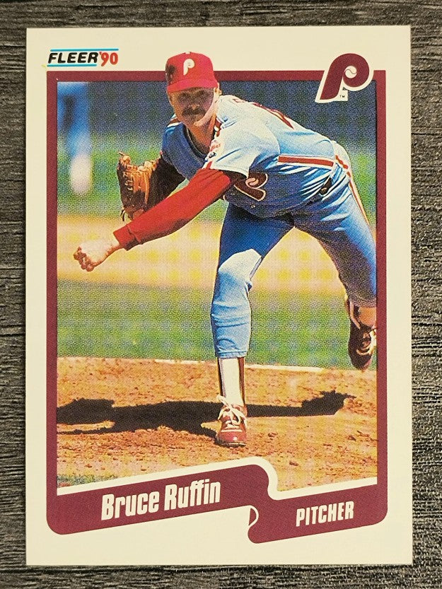 1990 Fleer #572 Bruce Ruffin