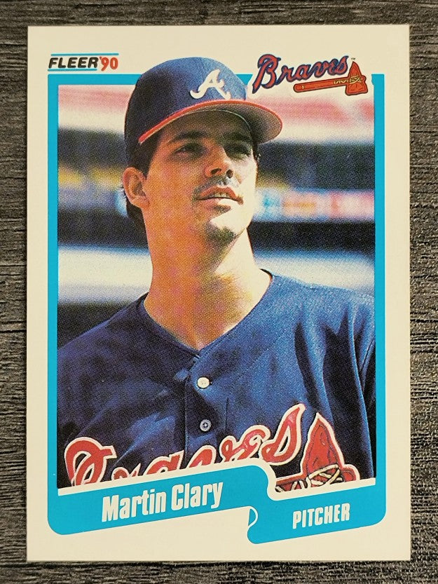 1990 Fleer #578 Marty Clary