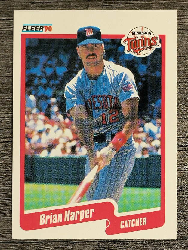 1990 Fleer #377 Brian Harper