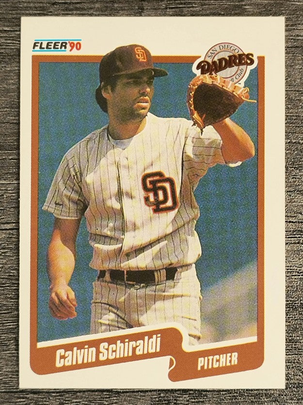 1990 Fleer #168 Calvin Schiraldi