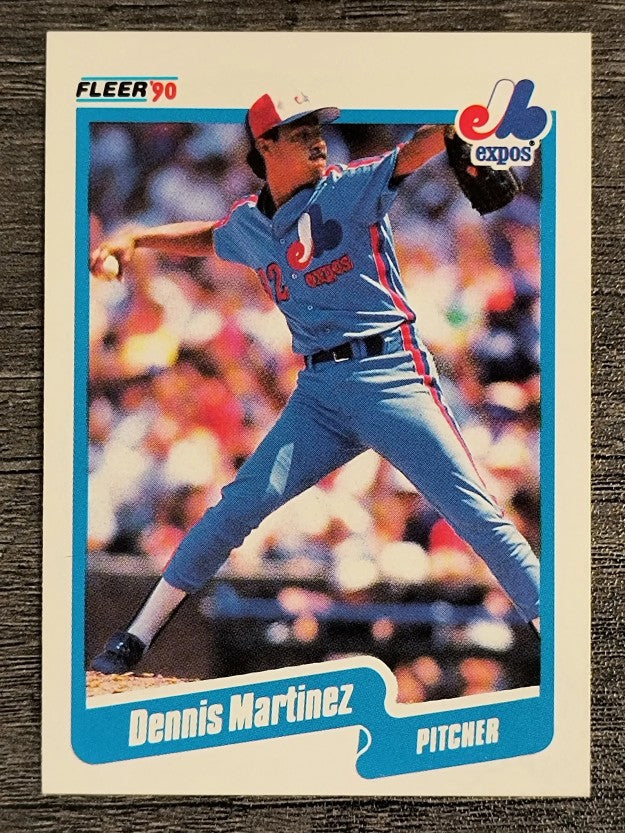 1990 Fleer #354 Dennis Martinez