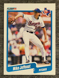 1990 Fleer #302 Mike Jeffcoat