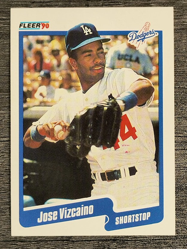 1990 Fleer #410 Jose Vizcaino RC