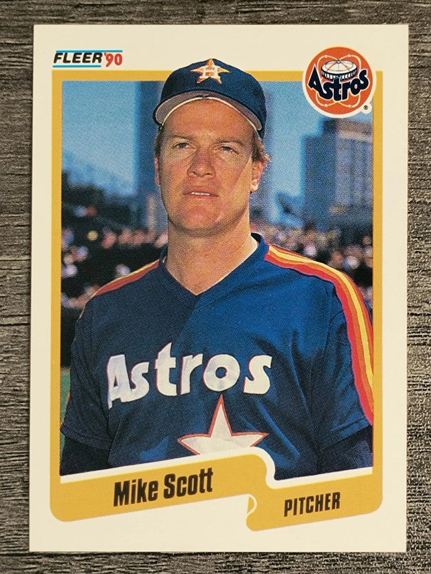 1990 Fleer #237 Mike Scott