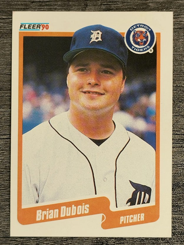 1990 Fleer #601 Brian DuBois RC