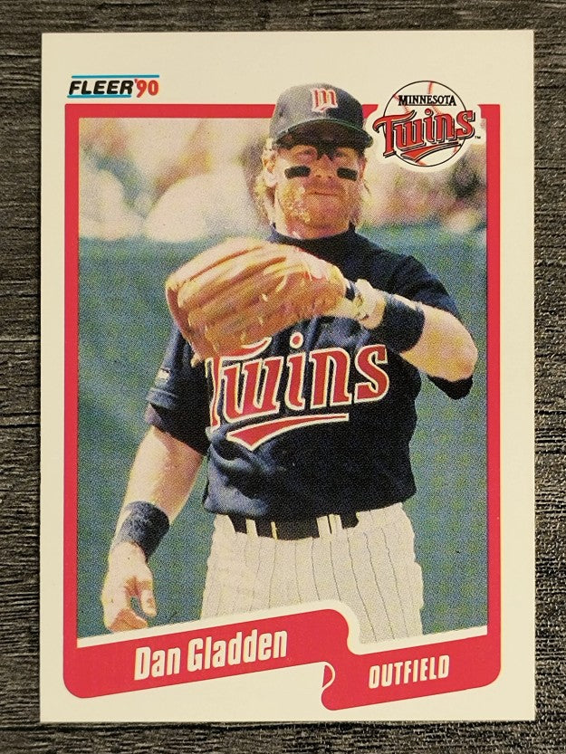 1990 Fleer #375 Dan Gladden