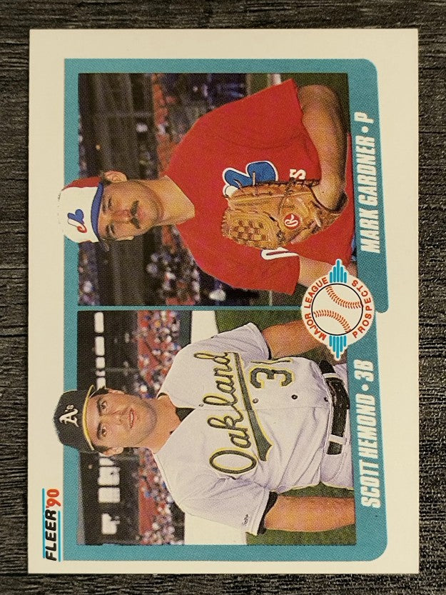 1990 Fleer #646 Scott Hemond RC/Mark Gardner RC