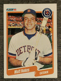 1990 Fleer #611 Matt Nokes