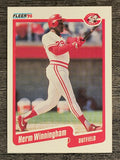 1990 Fleer #435 Herm Winningham