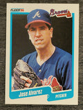 1990 Fleer #574 Jose Alvarez