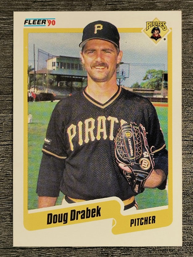 1990 Fleer #465 Doug Drabek