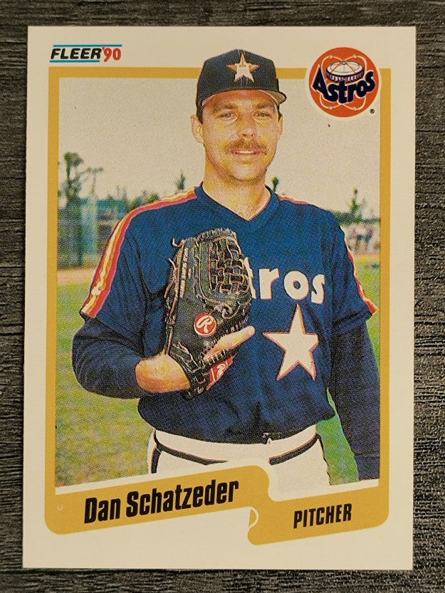 1990 Fleer #236 Dan Schatzeder
