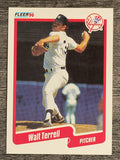 1990 Fleer #457 Walt Terrell