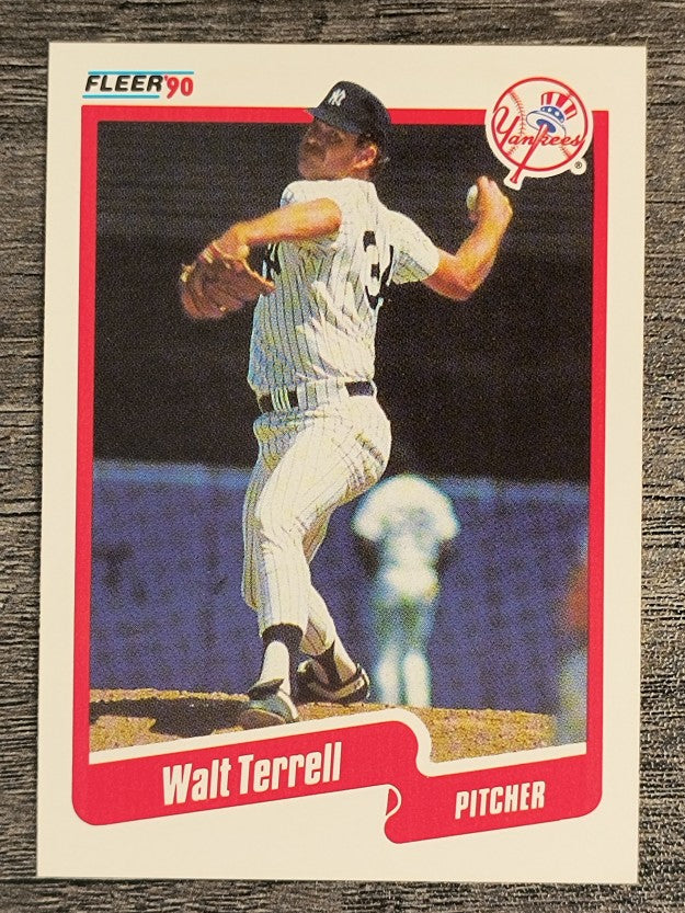 1990 Fleer #457 Walt Terrell