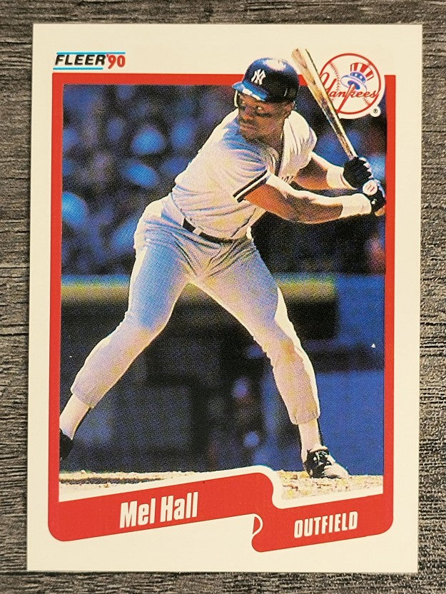 1990 Fleer #444 Mel Hall