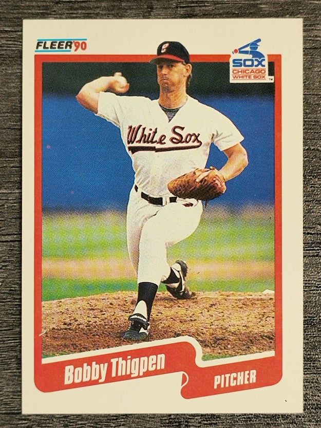 1990 Fleer #549 Bobby Thigpen