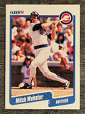 1990 Fleer #45 Mitch Webster