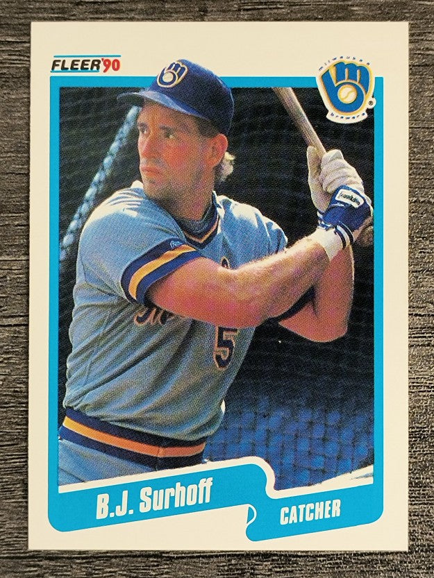 1990 Fleer #338 B.J. Surhoff