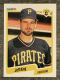 1990 Fleer #469 Jeff King