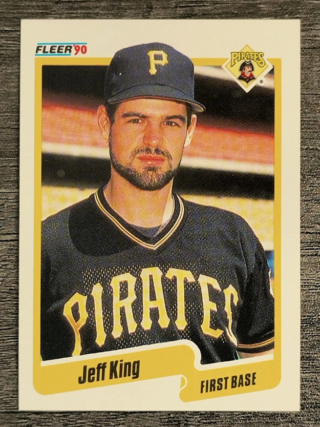 1990 Fleer #469 Jeff King