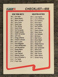 1990 Fleer #656 CL: Mets/Astros/Cards/Red Sox