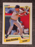1990 Fleer #464 Benny Distefano