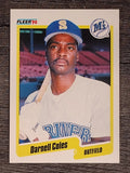 1990 Fleer #509 Darnell Coles