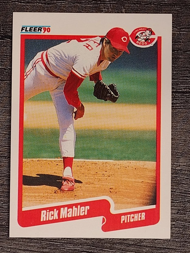1990 Fleer #425 Rick Mahler