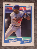 1990 Fleer #391 Mike Davis