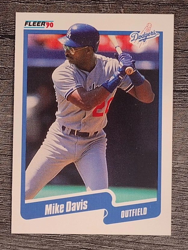 1990 Fleer #391 Mike Davis