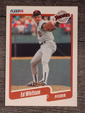 1990 Fleer #171 Ed Whitson