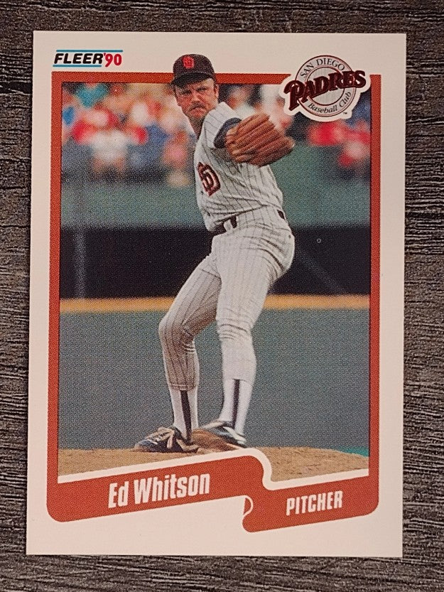 1990 Fleer #171 Ed Whitson