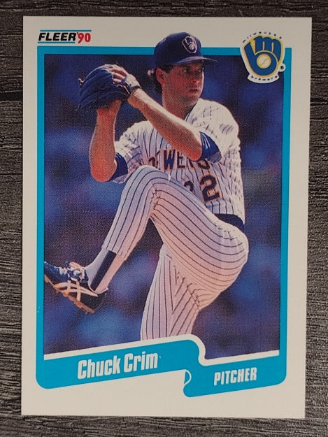 1990 Fleer #319 Chuck Crim