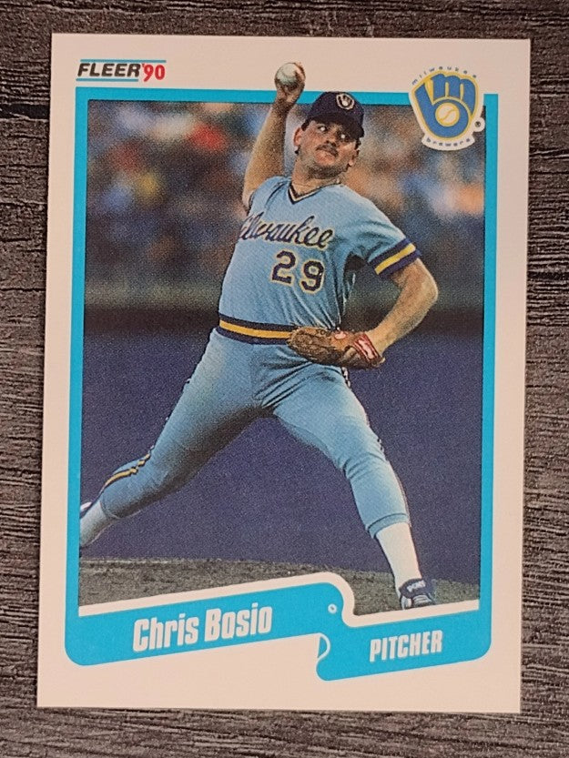 1990 Fleer #316 Chris Bosio