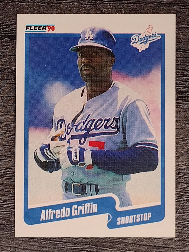1990 Fleer #395 Alfredo Griffin