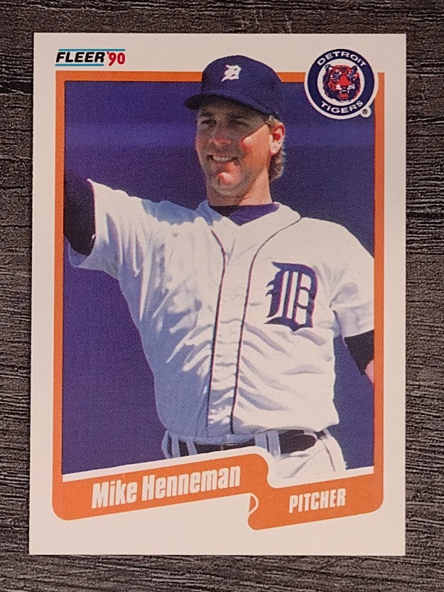 1990 Fleer #604 Mike Henneman
