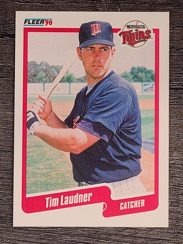 1990 Fleer #380 Tim Laudner