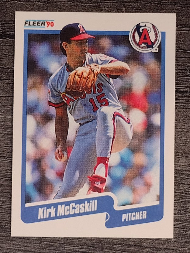 1990 Fleer #138 Kirk McCaskill