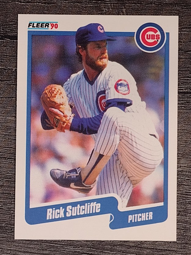 1990 Fleer #43 Rick Sutcliffe