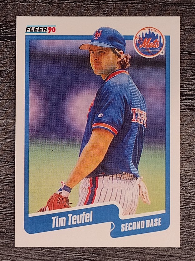 1990 Fleer #218 Tim Teufel