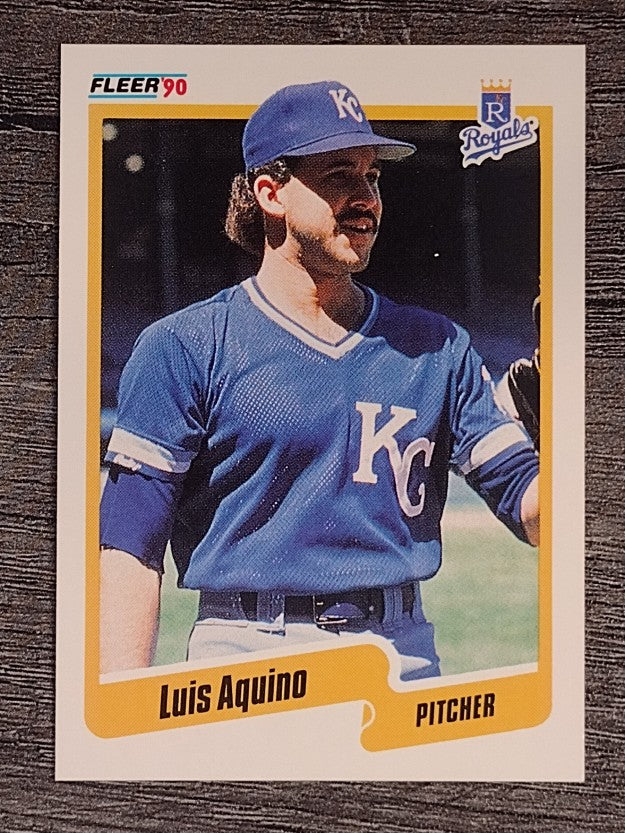 1990 Fleer #101 Luis Aquino