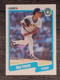 1990 Fleer #323 Tony Fossas RC