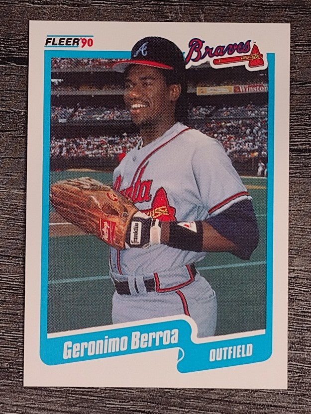 1990 Fleer #575 Geronimo Berroa